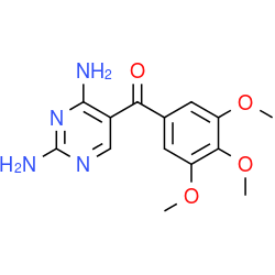 The Chemical Structure of Trimethoprim impurity B; CAS: 30806-86-1