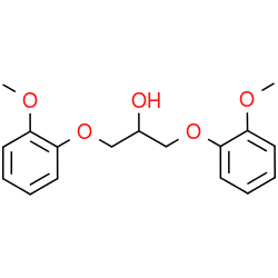 Chemical structure of Guaifenesin Impurity D (CAS 16929-60-5)