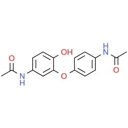Chemical structure of N-(4-(5-(acetylamino)-2-hydroxyphenoxy)phenyl)acetamide (CAS 2575516-61-7)