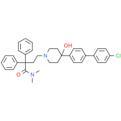Chemical structure of Loperamide Impurity A (CAS 1391052-94-0)