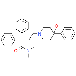 Chemical structure of Loperamide Impurity D (CAS 37743-41-2)