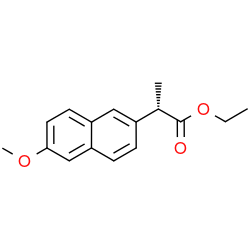 Chemical structure of Naproxen Impurity F (CAS 31220-35-6)