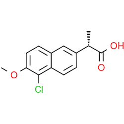 Chemical structure of Naproxen Impurity B (CAS 89617-86-7)