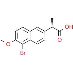 Chemical structure of Naproxen Impurity C (CAS 84236-26-0)