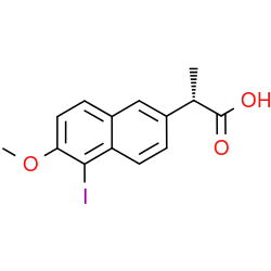 Chemical structure of Naproxen Impurity D (CAS 116883-62-6)