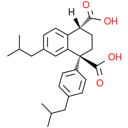Chemical structure of Ibuprofen Impurity G (anti-isomer) (CAS 2517611-89-9)
