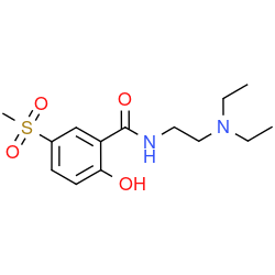 Chemical structure of Desmethyltiapride (CAS 98517-73-8)