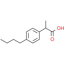Chemical structure of Ibuprofen Impurity B (CAS 3585-49-7)