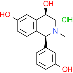 Chemical structure of Phenylephrine 3-Hydroxybenzaldehyde adduct S,R-isomer (hydrochloride) (CAS 2575516-79-7)