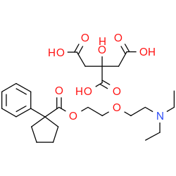Chemical structure of Pentoxyverine Citrate (CAS 23142-01-0)