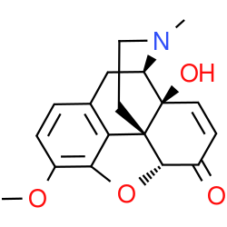 Chemical structure of Oxycodone Impurity D (CAS 508-54-3)
