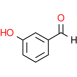 Chemical structure of 3-Hydroxybenzaldehyde (CAS 100-83-4)