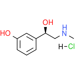 Chemical structure of Phenylephrine Hydrochloride (CAS 61-76-7)