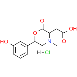 Chemical structure of Phenylephrine maleic acid adduct (Hydrochloride) (CAS 2575516-52-6)